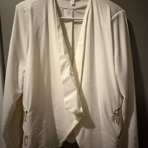 Marilyn Monroe Cream Blazer with Gold Accents